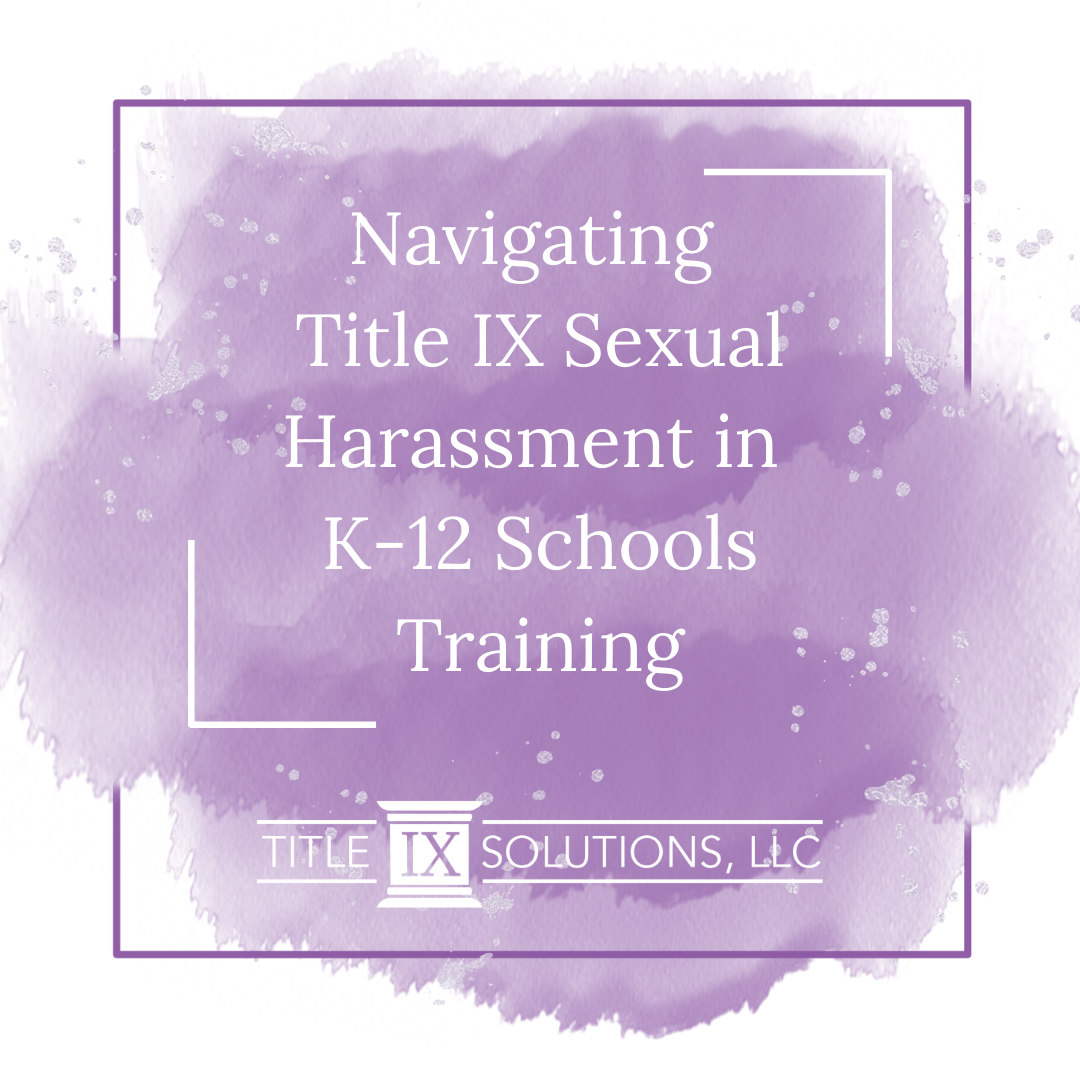 safe schools title ix training answers