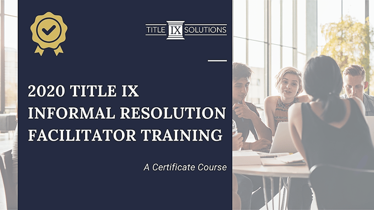 Informal Resolution course thumbnail