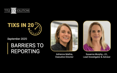 Breaking Down Barriers to Title IX Reporting