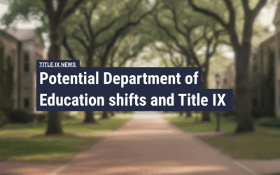 What Department of Education Changes Mean for Title IX