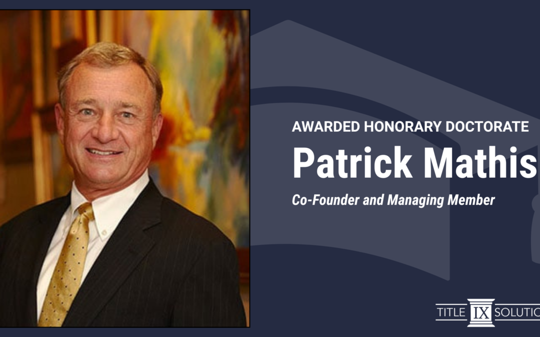 Patrick Mathis Awarded Honorary Doctorate by Illinois College